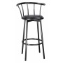 Location Tabouret de Bar Lyon Noir et qui pivotent