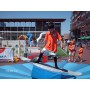 Sur mécanique Lyon - Location de surf des mers gonflable - Jeux gonflable avec planche pour glisser sur l'eau
