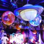 Location planète géante - Sphère à gonfler décoration galaxie - Ballons sphérique à gonfler - decoration-shere-planete-univers-