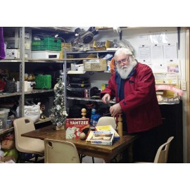 Sosie du Père Noel - Michel A pied - homme ressemblant au père Noel - Acteur pour père Noel - Père noël haut de gamme