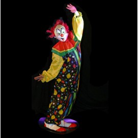 Costume clown farceur de cirque avec ou sans masque