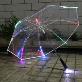 Parapluie transparent LED