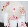 Location présentoir cylindrique Lyon support colonne pilier piédestal socle support a gâteau décoration fête mariage