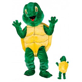location-mascotte-franklin-tortue-lyon - Peluche géante tortue Frankin costume