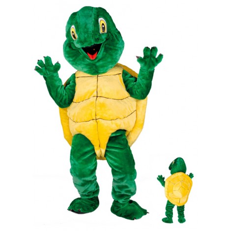 location-mascotte-franklin-tortue-lyon - Peluche géante tortue Frankin costume