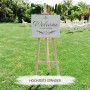 Location Chevalet en bois pliable sur pied Lyon - Présentoir - Support en bois