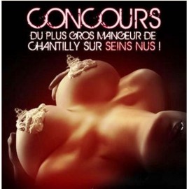 Concours de crème chantilly sur seins nus - Animation comique et sexy pour discothèque