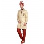 location-deguisement-hindou-sherwani-costume-maradjha-prince-inde-beige-or-marron-dore-lyon