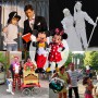 Mickey Minnie et leurs amis Olaf, Anna, Elsa, Aladin et Jasmine, 