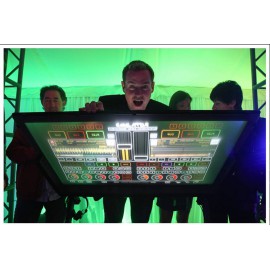 DJ sur écran tactile transparent