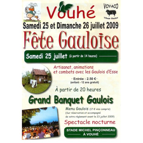 Animation thème Gaulois - Prestations Gauloises - Spectacle Gaulois - Jeux Gaulois - Camps Gaulois